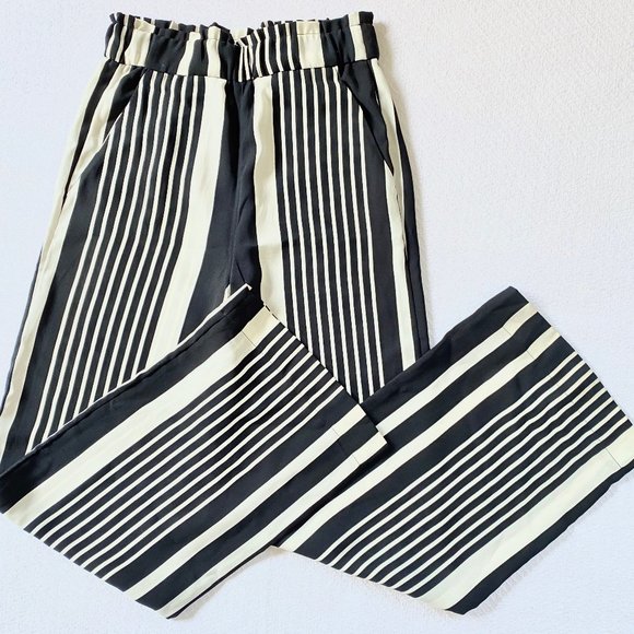 H&M Wide-Leg Striped Palazzo Pants - Picture 1 of 7